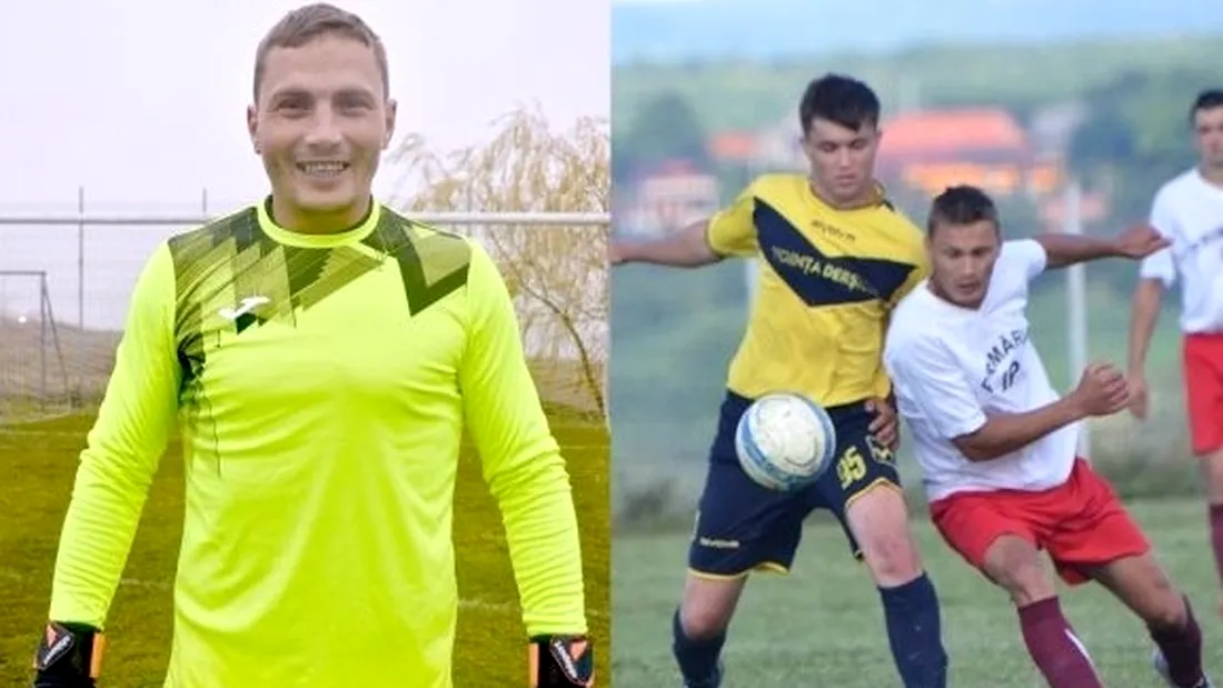 Anul trecut era portar, acum e ”Lewandowski de Liga 4”! A marcat patru goluri în 18 minute și a adus aminte de performanța polonezului