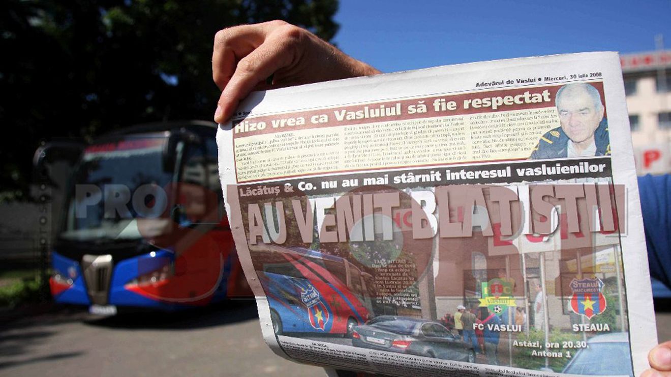 Steaua primită ostil la Vaslui: "Au venit blatiștii!"