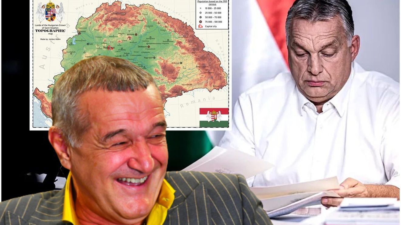 Gigi Becali, reacție tranșantă despre folosirea hărții Ungariei Mari cu acordul UEFA: „Le dăm noi Transilvania înapoi?” | EXCLUSIV