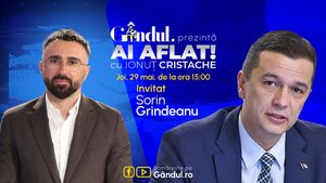 „Ai Aflat! cu Ionuț Cristache” începe joi, 29 mai, de la ora 15.00, live pe Gândul. Invitat: Sorin Grindeanu