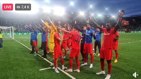 Spectacol în Novergia! Jucătorii lui FCSB, show pe teren după calificarea în grupele Conference League | VIDEO