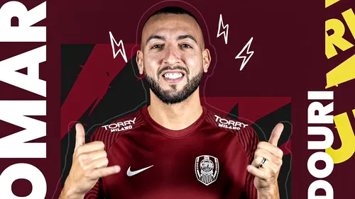 CFR Cluj a oficializat transferul cu care Nelu Varga crede că va distruge FCSB în lupta pentru titlu! Omar El Kaddouri e noua vedetă din Superliga