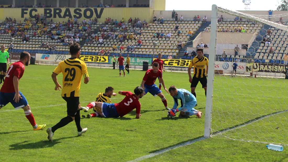 Tăntălăii și gugulanii!** FC Brașov a debutat pe teren propriu în Liga 2 cu o înfrângere