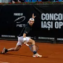 Ieșeanul Cezar Crețu, eliminat în primul tur la Concord Iași Open. Sebastian Gima a trecut de faza calificărilor și a avansat pe tabloul principal