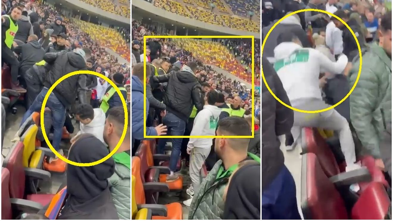 Lucian Becali, prima reacție după ce a bătut un spectator în tribunele Arenei Naționale: „Mai greșim! Îmi e rușine”. Nepotul patronului FCSB riscă dosar penal. Cine este cel agresat | FOTO