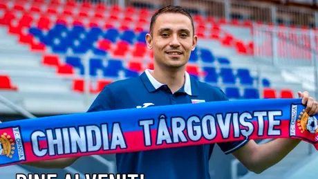 Chindia Târgoviște a adus încă un fotbalist cu experiență. Recent retrogradata în Liga 2 a ajuns la nouă achiziții