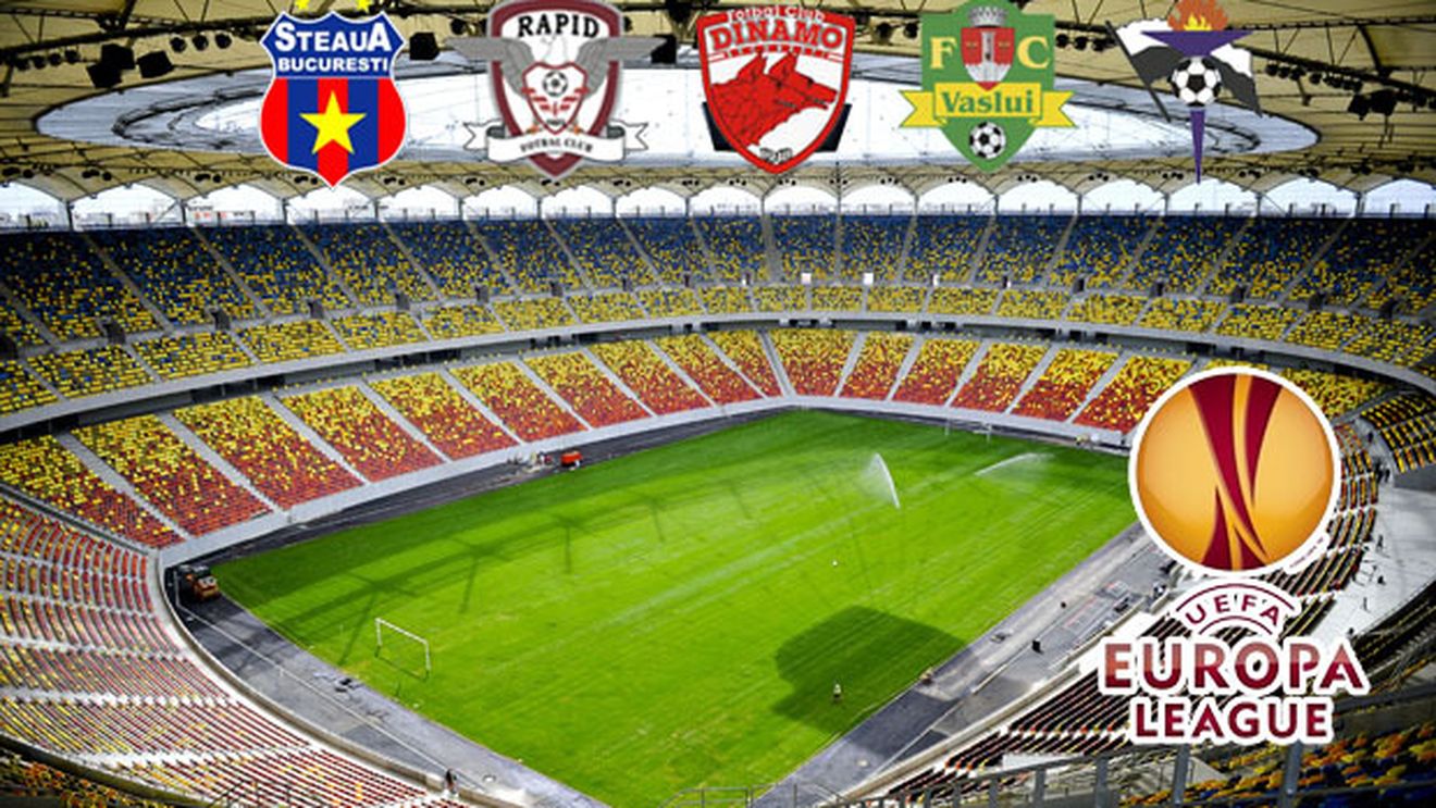 Steaua, cotă 67 la câștigarea Europa League, Dinamo, șanse 501 la 1!** Cum stau Rapid și Vaslui și cu cât se plătește o finală românească pe Național Arena!