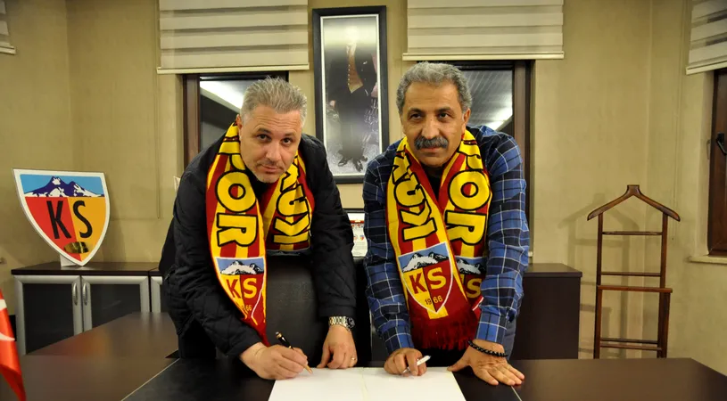 Marius Șumudică a făcut încă un transfer. Cine a semnat cu Kayserispor