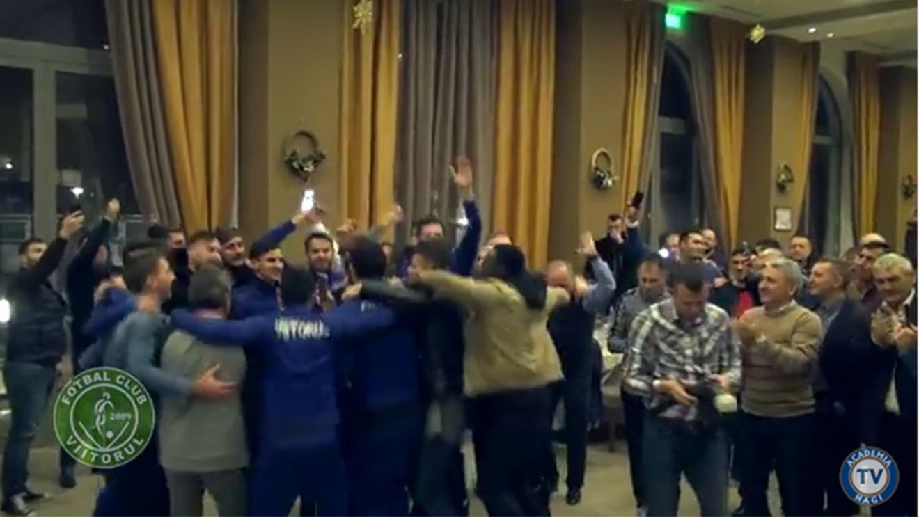 VIDEO | Viitorul și-a lansat imnul oficial la petrecerea de final de an! Stere Halep, tatăl Simonei, printre invitați