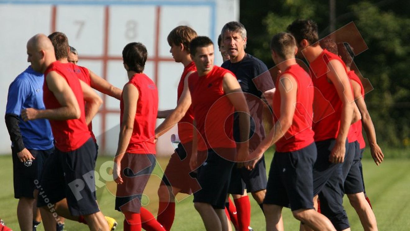 FOTO** Antrenamentul oficial al Stelei înainte de partida cu Ujpest