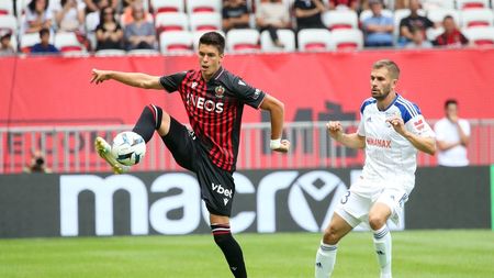 Rareș Ilie, printre cei mai buni jucători ai lui Nice în partida cu Strasbourg. Ce notă a primit mijlocașul român la primul meci ca titular în Ligue 1