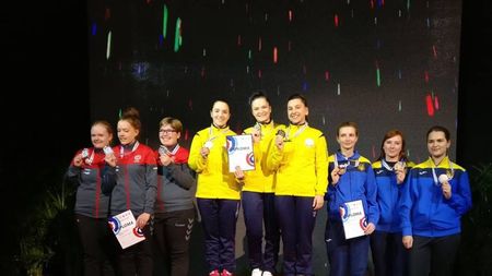 România a câștigat titlul european la tir - pușcă 10 metri cu aer comprimat, proba feminină pe echipe. Medalie de aur obținută prin "combinata" Dinamo - Steaua