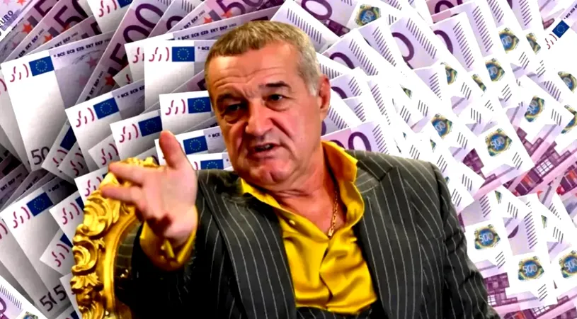 O sumă de 7 cifre i-a intrat în conturi lui Gigi Becali, iar afaceristul din Pipera e în culmea fericirii