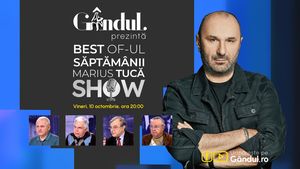 Gândul prezintă Best of Marius Tucă Show - vineri, 10 octombrie, de la ora 20.00
