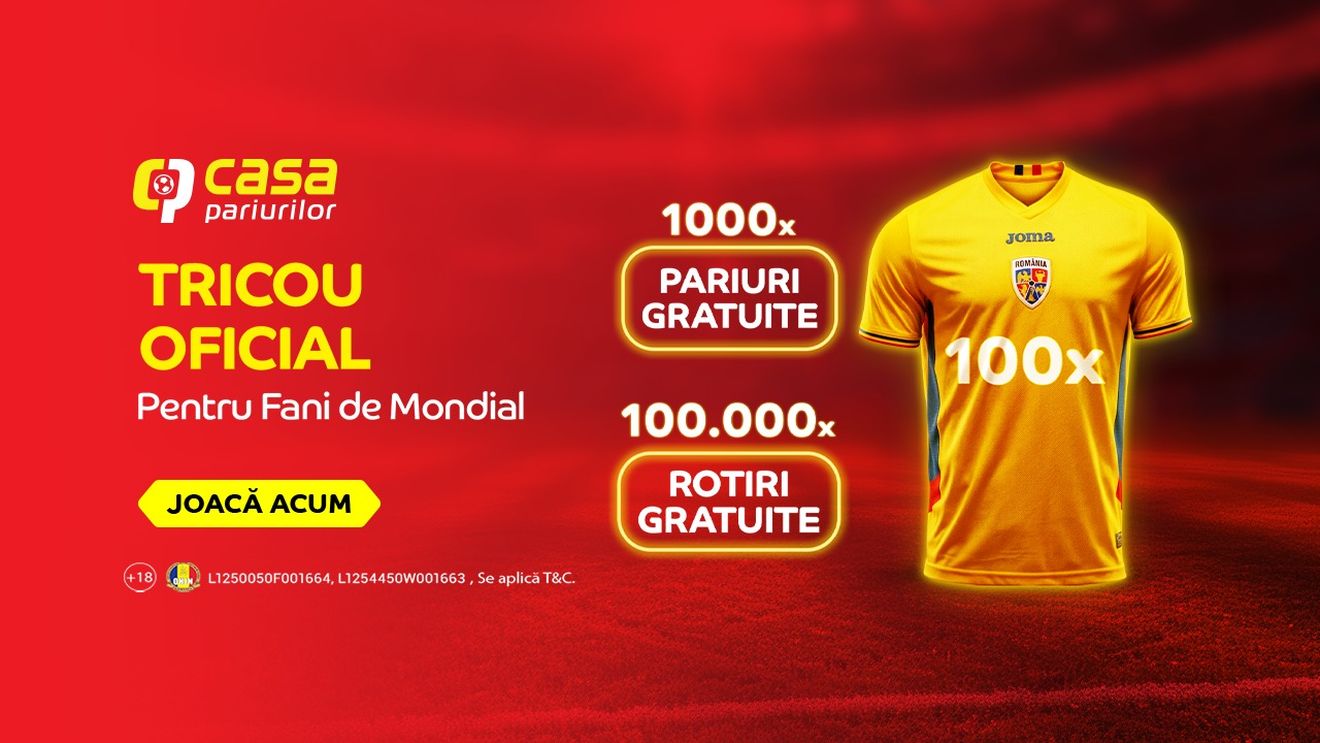 (P) Câștigă un tricou oficial al Naționalei și premii cât Casa!