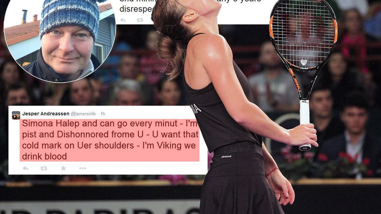 Halep, amenințată cu moartea pe Twitter de un danez gelos: "Vei muri". Specialiștii avertizează: "Este un psihopat sexual cu grad de risc". WTA, măsuri de siguranță sporite la Stuttgart. Danezul și-a cerut scuze lui Halep: "Îmi pare rău, nu o să mai fac niciodată"