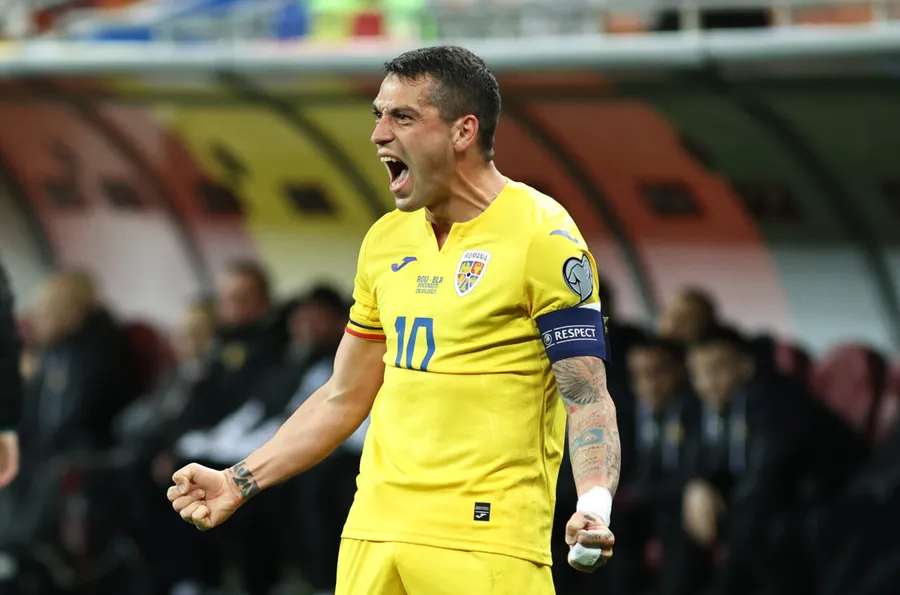 La scurt timp după aceste declarații, Nicolae Stanciu i-a dat replica lui Iftime și a marcat cu Belarus. Sursă foto: Mediafax