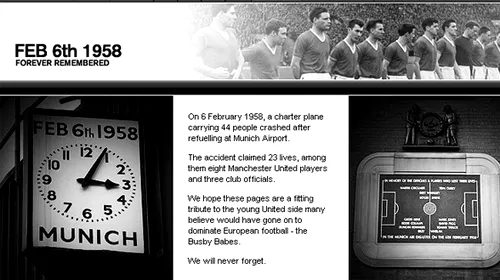 6 februarie, ziua care unește Anglia!** Se împlinesc 55 de ani de la tragedia de la München! „Nu vă vom uita niciodată”