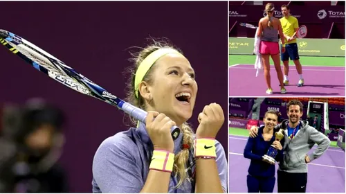 Chimia dintre Wim Fissette și Azarenka. Vika a impresionat din nou, după un an și două luni, datorită fostului antrenor al Simonei Halep