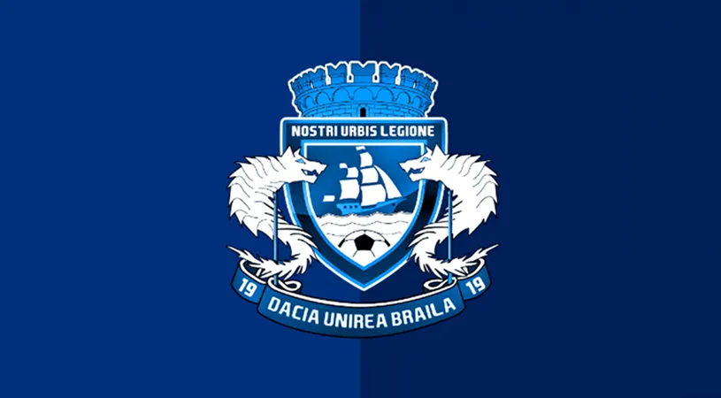 Dacia Unirea Brăila își schimbă sigla și i-a pus pe suporteri să voteze între cele două variante. Clubul anunță ”un nou început”