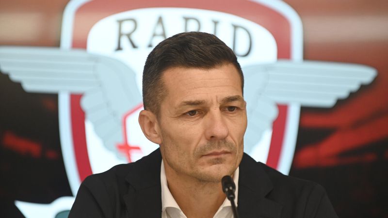 DECLARAȚII Costel Gâlcă n-a mai suportat și a dat de pământ cu șefii Rapidului, după ultimul meci în Giulești: „Regret! Trebuia să am alte clauze în contract”