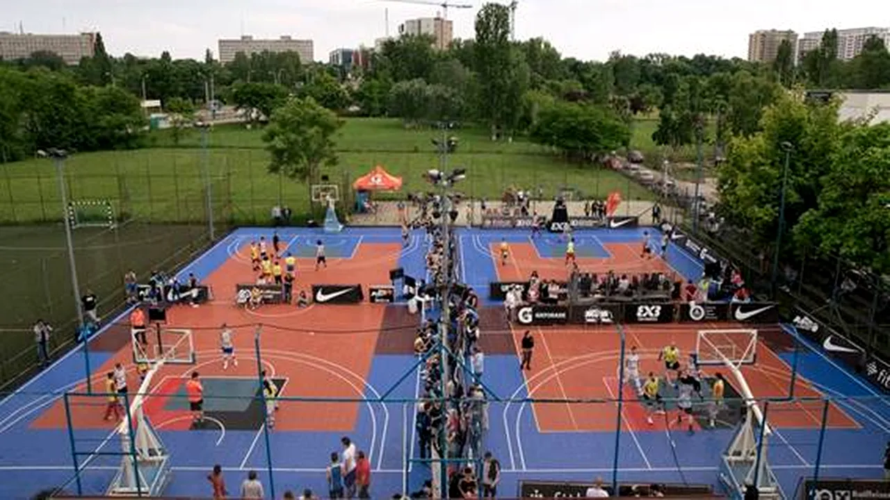 GALERIE FOTO | Cel mai mare turneu de baschet 3x3 al anului se joacă în acest week-end: 600 de jucători vin la Superbet Tour Final, pe terenurile din Politehnica București unde a început povestea disciplinei olimpice!