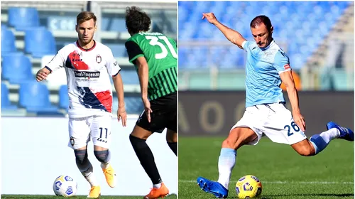 Ștefan Radu, victorie în fața lui Denis Drăguș! Lazio s-a impus pe terenul lui Crotone, în Serie A