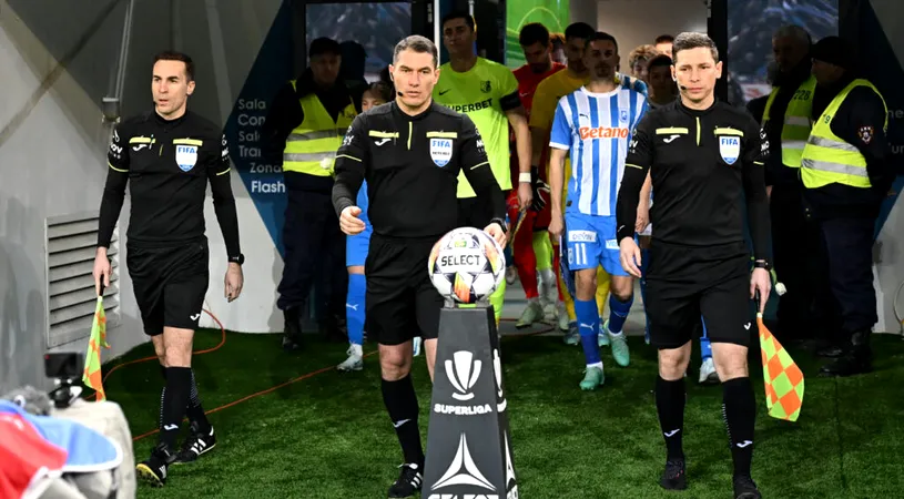 Vedetele vor fi arbitrii! Turul barajului dintre Poli Iași și Metaloglobus este condus de brigada care va oficia finala Champions League dintre PSG și Inter Milan