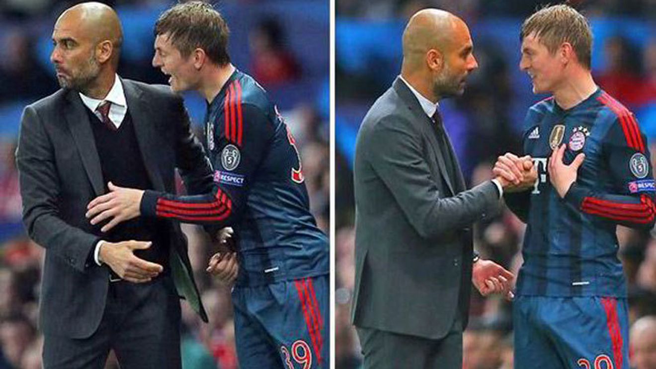 Fanii lui United speră și mai tare să-l vadă pe Kroos pe Old Trafford. Mijlocașul s-a certat din nou cu Guardiola