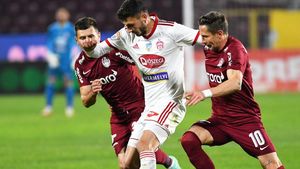 CFR Cluj - Sepsi Sfântu Gheorghe 2-1, în etapa a 14-a din Superliga. Șase meciuri consecutive fără înfrângere pentru elevii lui Dan Petrescu
