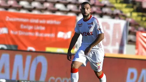 Idriz Batha, explicații după eliminarea din meciul Dinamo - UTA Arad. „Nu l-am lovit! Sunt un pic agresiv, dar și arbitrilor le place să scoată rapid cartonașul!”