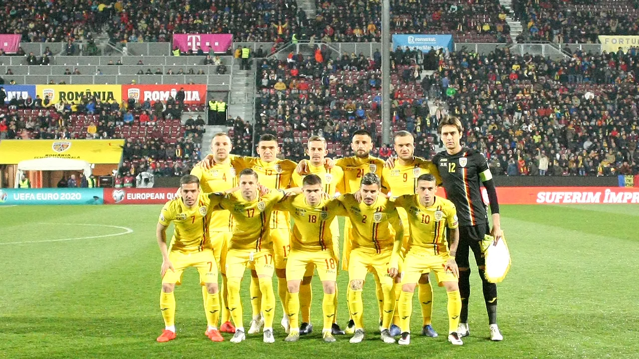 România, în preliminariile EURO 2020. Clasament Grupa F și rezultatele