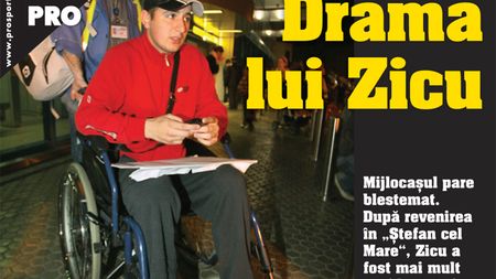 Zicu, în scaunul cu rotile