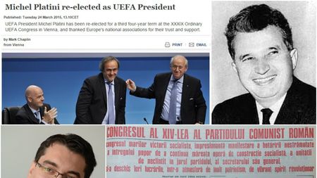 Platini, reales, la al 39-lea Congres. UEFA și FRF au anunțat realegerea francezului în fruntea forului continental cu un comunicat de presă triumfalist, în stilul Congreselor PCR
