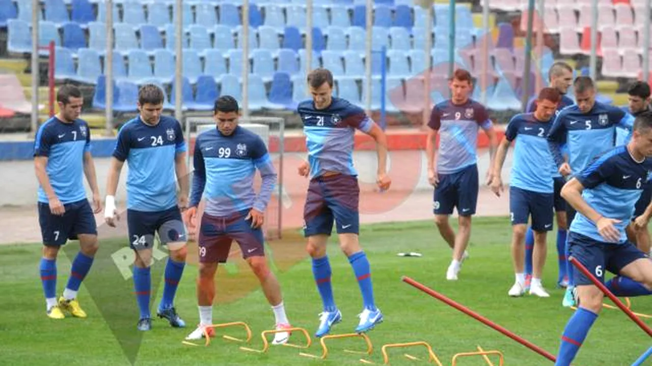 FOTO Steaua, ultimul antrenament înaintea meciului cu Copenhaga