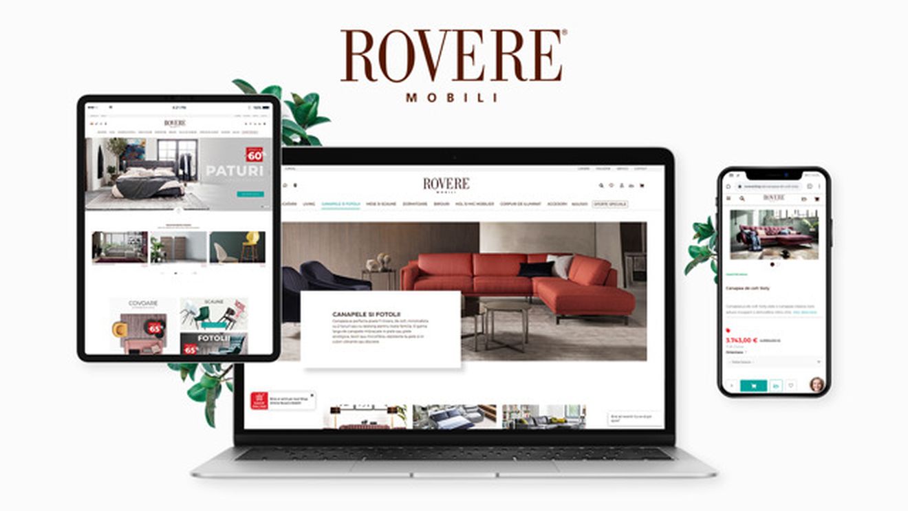 Brandul de mobilă de lux Rovere Mobili a lansat magazinul online www.rovereshop.ro