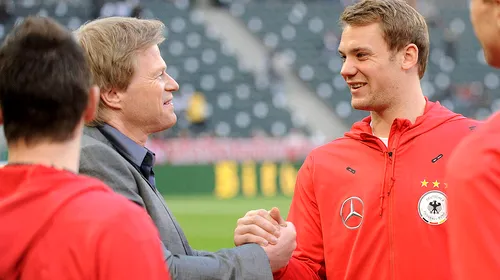 „Cine ar intra în 11-le ideal al Germaniei? Eu sau Neuer!?”. Cum răspunde Oliver Kahn și caracterizarea făcută portarului de la Bayern Munchen