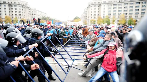 Ultrași sindicaliști! **Șase fani steliști au fost reținuți la proteste antiguvernamentale