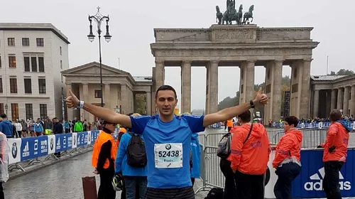 Povestea unui român care a terminat Maratonul din Berlin: „Am ajuns acolo în urma unei loterii! A fost ceva senzațional”. Ce program de pregătire a parcurs înainte de cursă