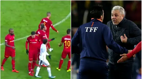 VIDEO & FOTO | Șumudică și Săpunaru au „explodat” de nervi în ultimul meci al lui Kayserispor! La un pas de o bătaie generală. „Adebayor și-a pierdut ceasul când l-a lovit mingea în braț”