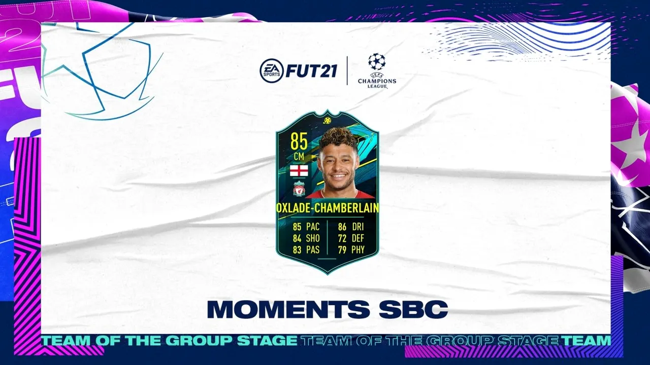 Player Moments Alex Oxlade-Chamberlain | Cerințe SBC, recompense, data de expirare și ce atribute a primit mijlocașul în FIFA 21