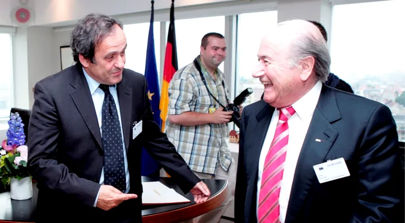 Platini și Blatter, la Cupa Prieteniei
