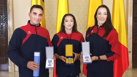 Președintele Klaus Iohannis i-a decorat pe Cătălina Ponor, Larisa Iordache și Marian Drăgulescu