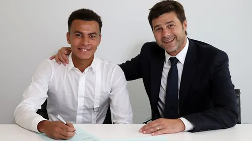 Internaționalul englez Dele Alli a semnat un nou contract cu Tottenham Hotspur