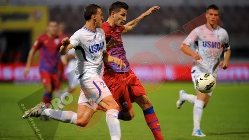 Grig i-a dat mat lui Levi!** Steaua - Pandurii 1-2, într-un meci cu 3 cartonașe roșii și o tibie făcută țăndări