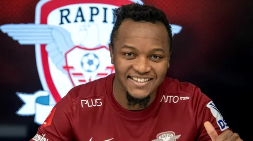 Hervin Ongenda, primele probleme la Rapid: „Nu este unde trebuie”