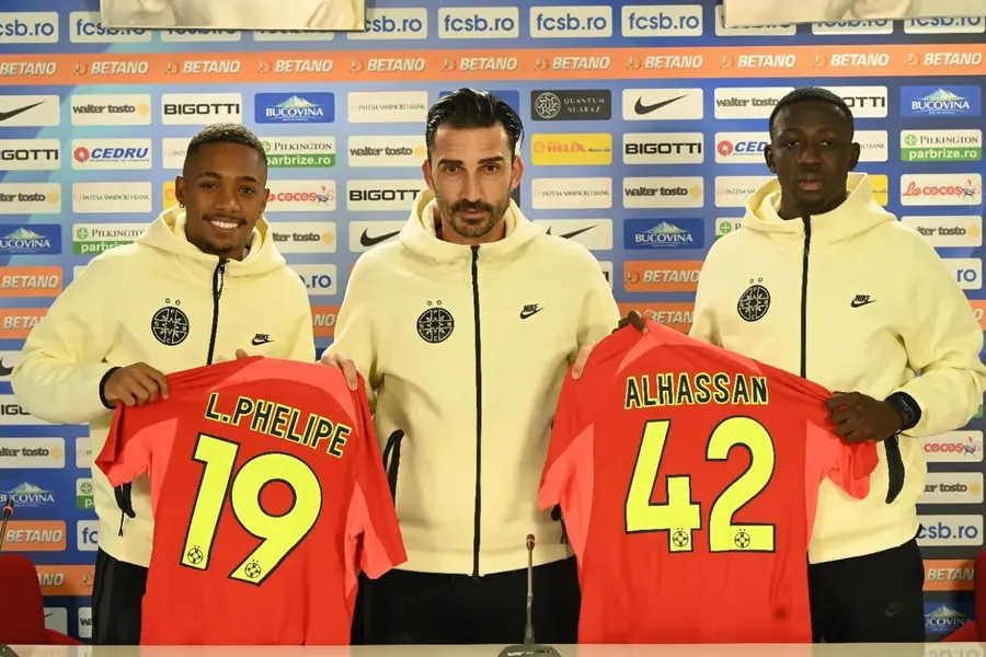 Luis Phelipe și Baba Alhassan au fost prezentați oficial de FCSB