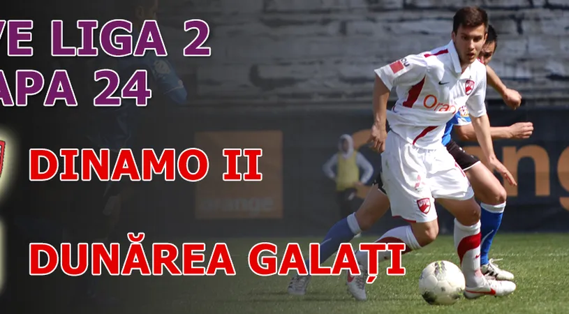 Bitez dă lovitura în prelungiri** Dinamo II - Dunărea Galați 1-0!