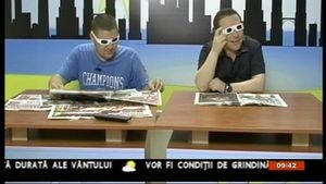 VIDEO Ochelarii 3D ProSport, "vedete" la televiziunile locale !