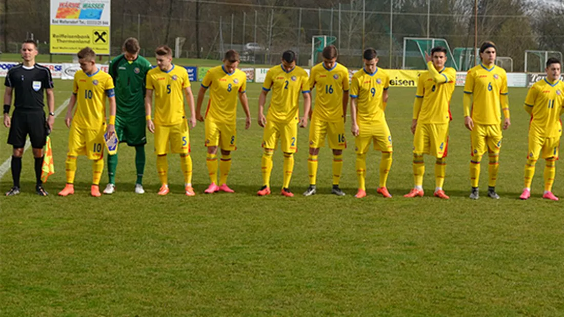 Naționala Under 19 a României a ratat calificare la EURO 2016.** Selecționații lui Andrei Spier au fost ciuca bătăilor în Turul de Elită din Austria. Vezi ce contraperformanțe au obținut